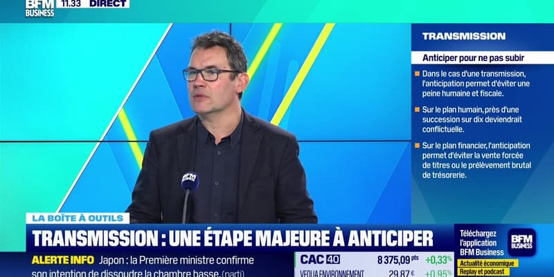 La boîte à outils : Transmission, une étape majeure à anticiper - 14/01