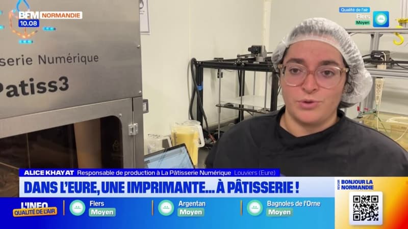 Louviers: fabriquer des gâteaux grâce à l'impression 3D, c'est possible!