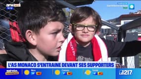 Inédit cette saison, l'AS Monaco s'est entraînée ce mercredi devant ses supporters