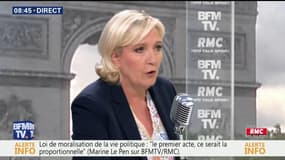 "Nous sommes dans une violation de la séparation des pouvoirs", dit Marine Le Pen à propos de l'enquête qui la vise