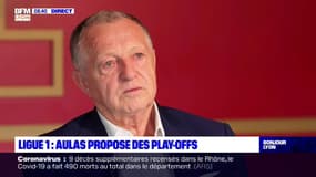 Ligue 1: Jean-Michel Aulas propose des play-offs pour finir la saison