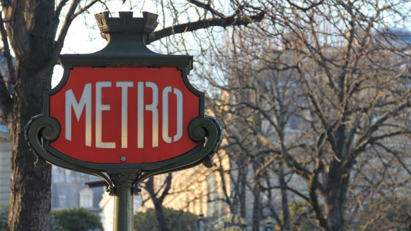 Le métro parisien. Photo d'illustration