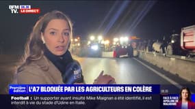 Colère des agriculteurs: des tracteurs bloquent l'A7 dans les deux sens dans la Drôme