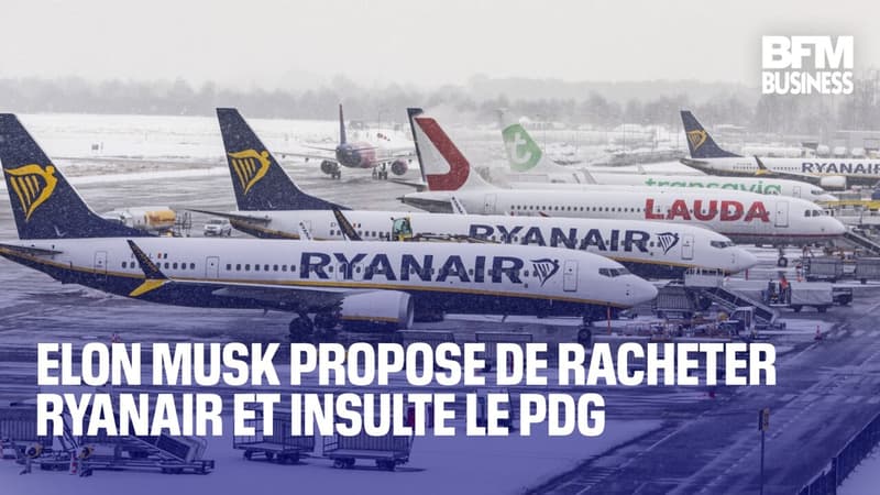 Elon Musk propose de racheter Ryanair et insulte le PDG