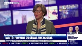 Elisabeth Moreno (Ministre chargée de l'Égalité entre les femmes et les hommes) : Parité, feu vert du Sénat aux quotas - 28/10