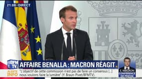 Macron sur l'affaire Benalla: "L'Élysée a fait son travail comme elle le devait"