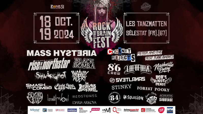 Rock Your Brain Fest en partenariat avec BFM Alsace