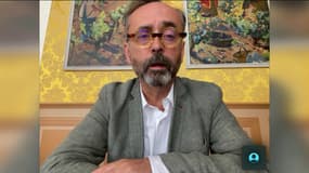 Le maire DVD de Béziers, dans l’Hérault, Robert Ménard, en interview pour BFMTV, le 20 juillet 2023