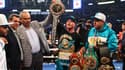 Canelo Alvarez, champion WBC, WBA et WBO des super-moyens