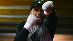 Gervonta Davis à l'entraînement en avril 2023 avant son combat contre Ryan Garcia