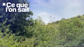 Le pylône électrique scié à Villeneuve-Loubet (Alpes-Maritimes) le samedi 24 mai 2025