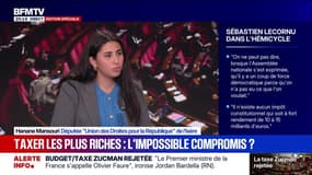 Budget: "On n'a pas le sentiment d'avoir une discussion qui soit budgétaire, mais plutôt qu'on est dans un règlement de compte", observe Hanane Mansouri, députée UDR