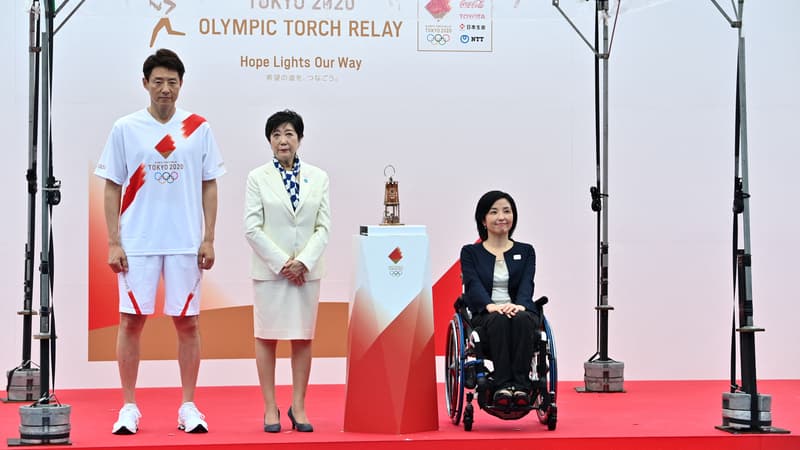 JO 2020: la flamme est arrivé à Tokyo à huis clos