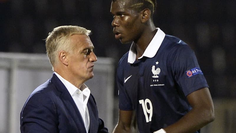 Didier Deschamps et Paul Pogba