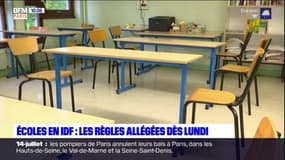 Île-de-France: les règles sanitaires allégées dans les écoles dès lundi