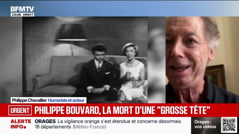 Mort de Philippe Bouvard: "C'était un homme d'esprit et il faisait rire les gens par ses questions et son humour", assure Philippe Chevallier, humoriste et acteur