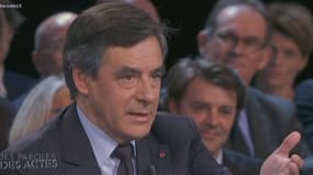 François Fillon lors de l'émission "Des paroles et des actes" jeudi 6 juin.