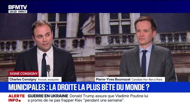 SIGNÉ CONSIGNY -  Municipales, "Paris a besoin d'une alternance" - 29/01