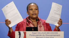 Christiane Taubira, ministre de la Justice