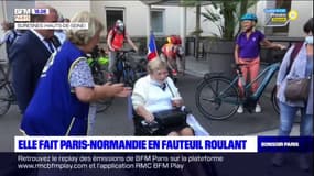 Anne, 74 ans, fait Paris-Normandie en fauteuil roulant pour sensibiliser au handicap