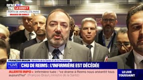 Agression au couteau au CHU de Reims: "Il faut rapidement prendre les mesures qui s'imposent", réagit François Braun, ministre de la Santé