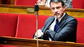 Manuel Valls à l'Assemblée nationale le 10 octobre 2017