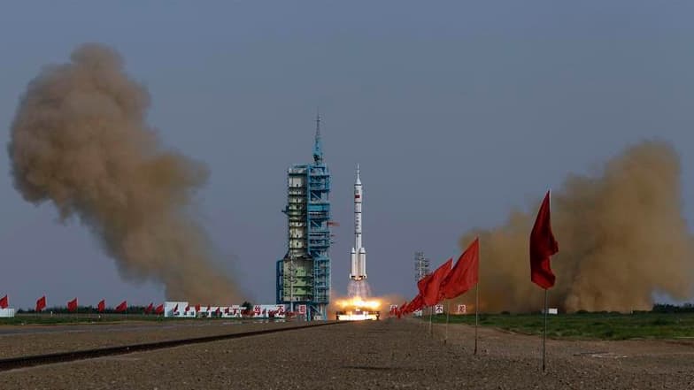 Le centre spatial chinois de Jiuquan, dans le désert de Gobi, dans le nord-ouest du pays. Une fusée chinoise "Longue Marche" a placé samedi en orbite une capsule spatiale "Shenzhou 9" avec à son bord trois taïkonautes, dont pour la première fois une femme
