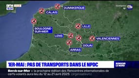 Un 1er mai sans transports en commun dans le Nord et le Pas-de-Calais