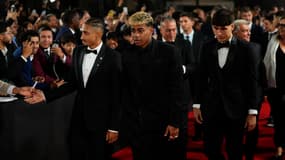 L'arrivée de la délégation du FC Barcelone au Ballon d'or - le 22/09/2025
