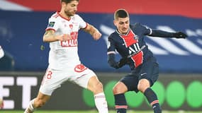 Paul Lasne face à Marco Verratti