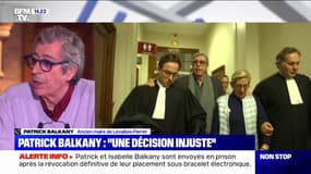 "C'est honteux": Patrick Balkany réagit à son retour en prison sur BFMTV