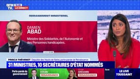 Remaniement: Prisca Thévenot (Renaissance) explique pourquoi Damien Abad a été écarté et Chrysoula Zacharopoulou maintenue