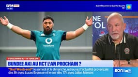 Bundee Aki au RCT l'an prochain? La rumeur ne convainc pas le plateau de Tribune Mayol