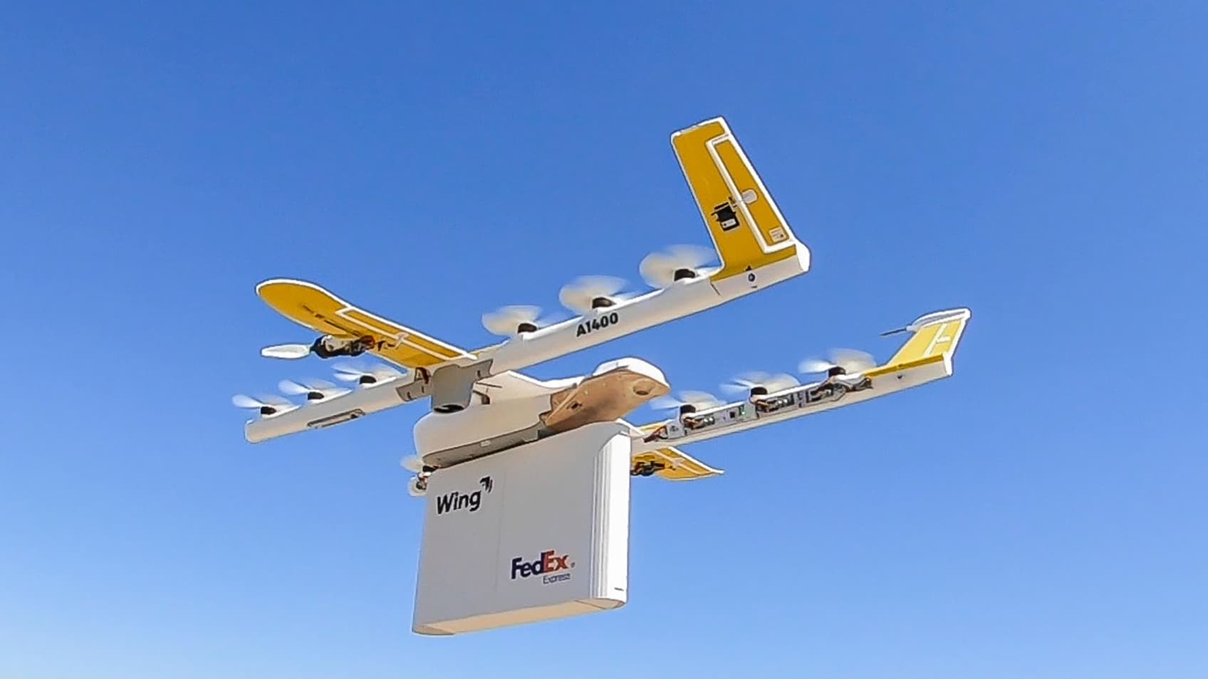Wing, filiale d'Alphabet (Google), devient la 1ère société à livrer par  drones aux Etats-Unis