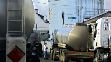Un dépôt de carburant à Lorient (Image d'illustration).