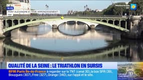 Mauvaise qualité d'eau de la Seine: le triathlon toujours en sursis