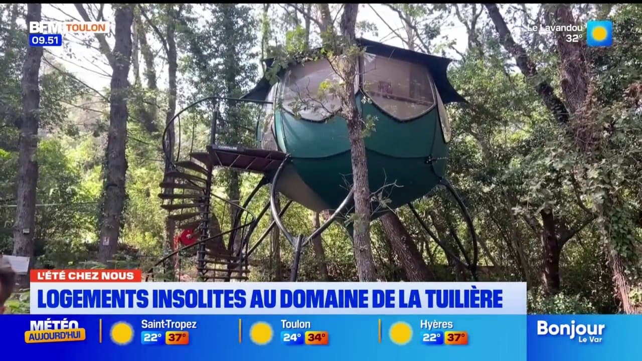 L'été chez nous : les logements insolites du domaine de la Tuilière à Carnoules