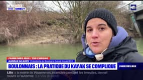 J'aime mes Jeux: la pratique du kayak se complique sur la Liane, abîmée par les récentes inondations