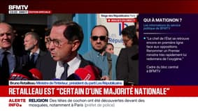Nomination d'un nouveau Premier ministre: Bruno Retailleau est "convaincu qu'il y a une majorité nationale"