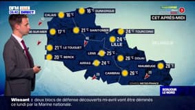 Météo Nord-Pas-de-Calais: un temps ensoleillé, jusqu'à 26°C à Cambrai