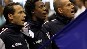 Michaël Llodra, Gaël Monfils et Guy Forget