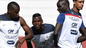 Blaise Matuidi, Paul Pogba, Mamadou Sakho et Raphaël Varane