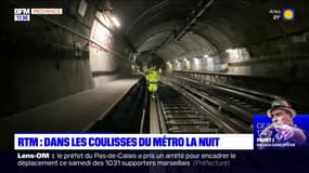 Marseille: dans les coulisses du métro la nuit
