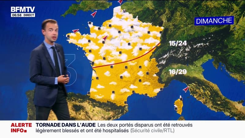 Des orages faibles à modérés sur une partie de la France: la météo du mardi 25 août
