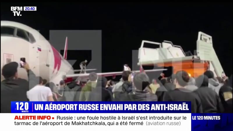 Un aéroport russe envahi par des manifestants anti-Israël, après l'atterrissage d'un vol en provenance de Tel-Aviv