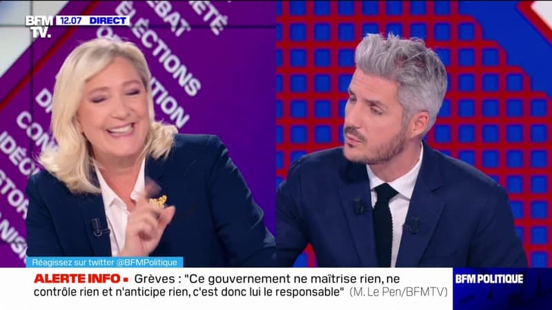 Marine Le Pen demande une 