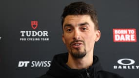 Julian Alaphilippe, à La Verrière le 8 mars 2024