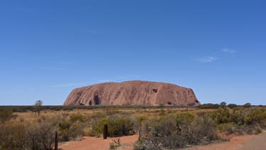 Le rocher Uluru en Australie.