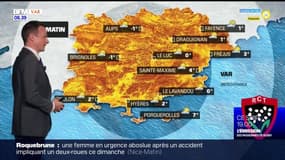 Météo Var: un bel ensoleillement et du vent ce lundi, 13°C à Toulon