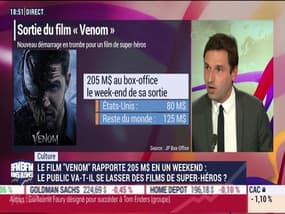 Culture: le film "Venom" rapporte 205 millions de dollars en un week-end - 08/10